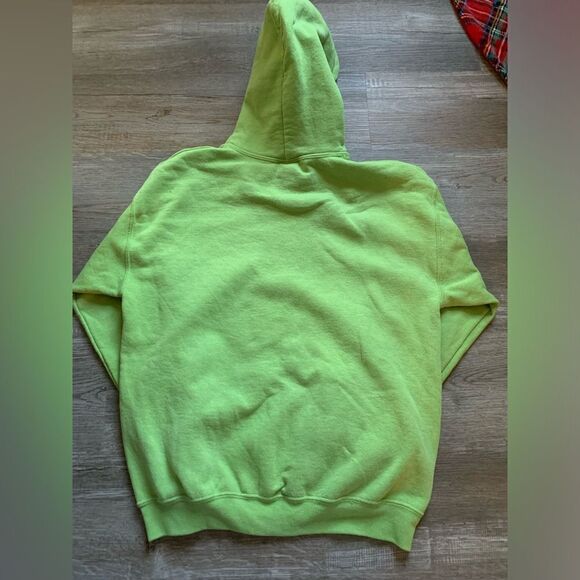 Philadelphia Phillies Sweatshirt Hoodie Pullover Sweatshirt Lime Green Comfy M - Picture 6 of 7